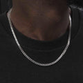 Titanium Steel Geometric Chain Necklace